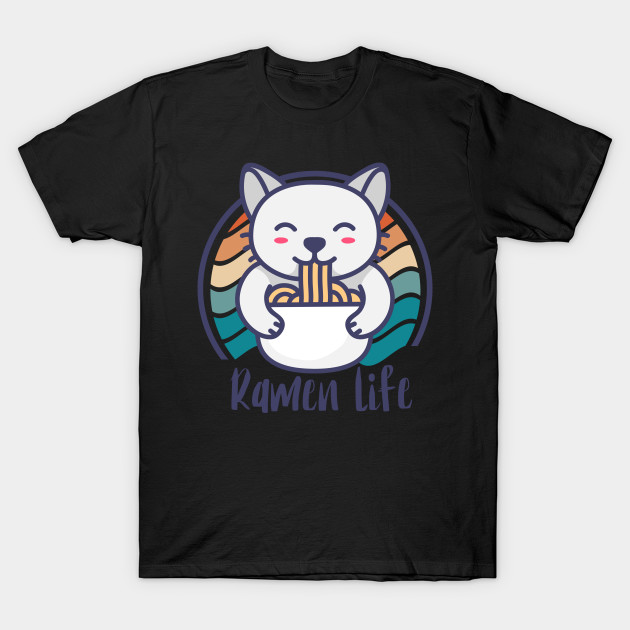 Ramen Life Funny Kitty by Adisa_store